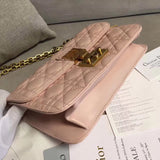 Dior Dioraddict Flap Bag In Pink Lambskin