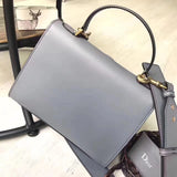 Dior DiorAddict Tote Bag In Light Blue Calfskin