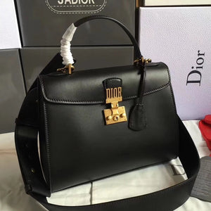 Dior DiorAddict Tote Bag In Black Calfskin