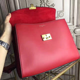 Dior DiorAddict Tote Bag In Red Calfskin