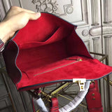 Dior DiorAddict Tote Bag In Red Calfskin