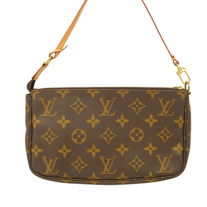 Louis Vuitton Pochette Accessoires  Canvas Clutch Bag