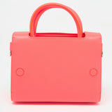 Dior Neon Orange Leather Small Diorever Tote