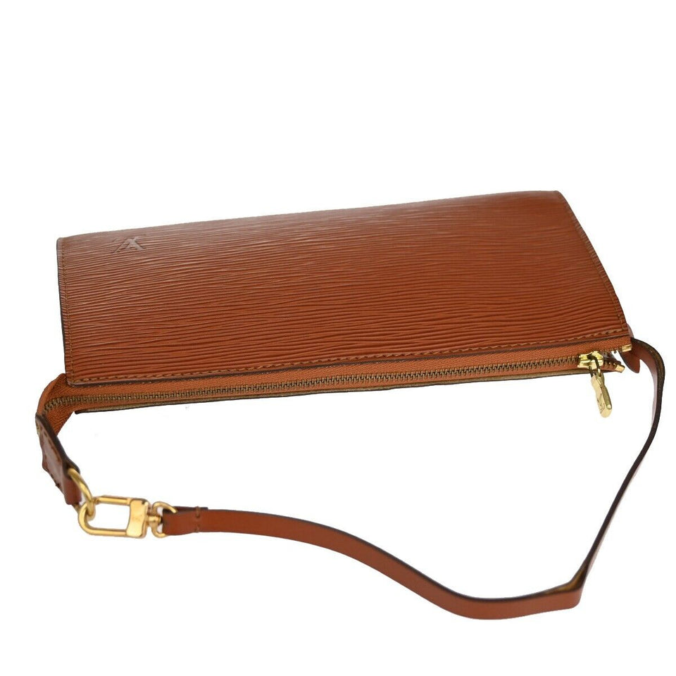Louis Vuitton Pochette Accessoires  Leather Clutch Bag