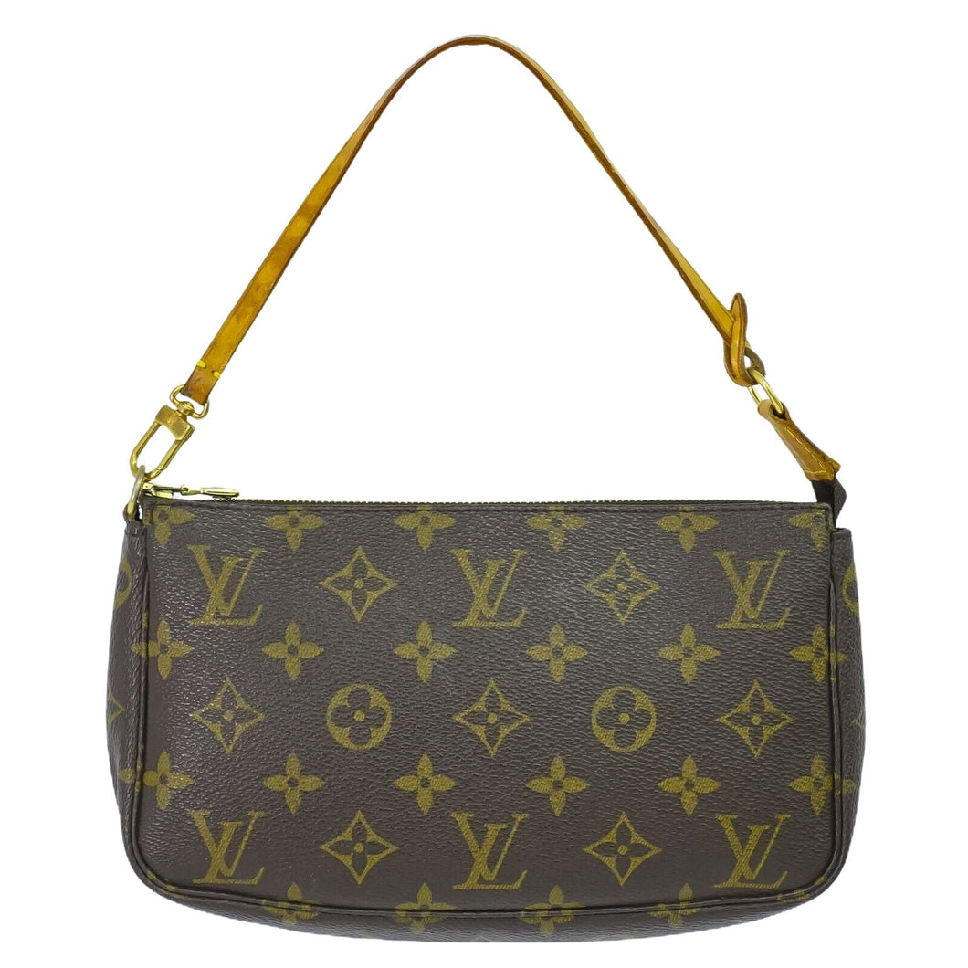 Louis Vuitton Pochette Accessoires  Canvas Clutch Bag