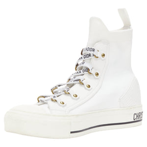Christian Dior Walk'N'Dior sock knit logo lace high top sneakers
