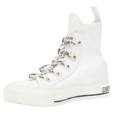 Christian Dior Walk'N'Dior sock knit logo lace high top sneakers