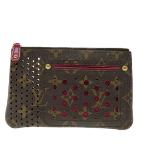 Louis Vuitton Pochette Plat  Canvas Clutch Bag