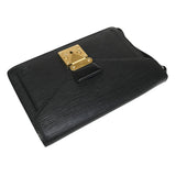Louis Vuitton Sellier Drangonne  Leather Clutch Bag