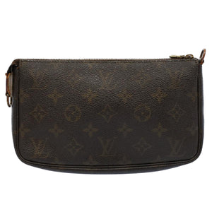Louis Vuitton Pochette Accessoire  Canvas Clutch Bag