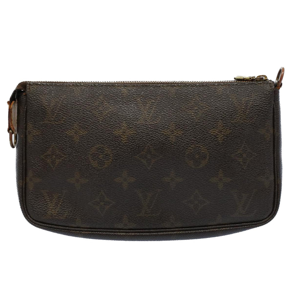 Louis Vuitton Pochette Accessoire  Canvas Clutch Bag