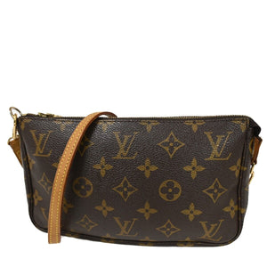 Louis Vuitton Pochette Accessoires  Canvas Clutch Bag