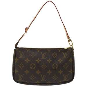 Louis Vuitton Pochette Accessoires  Canvas Clutch Bag