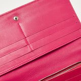 Dior Orange Cannage Leather Lady Dior Bifold Wallet