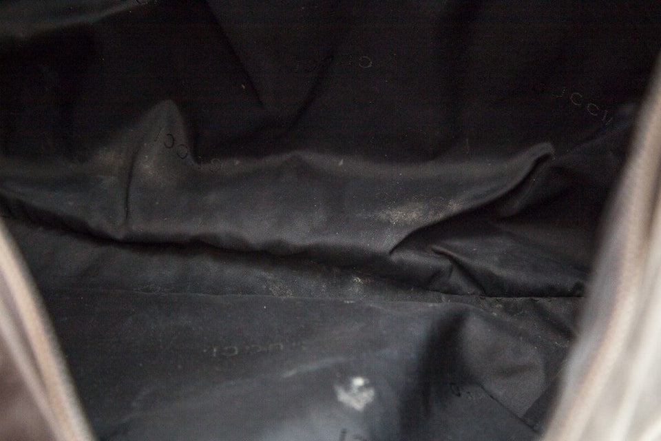 Gucci Vintage Black Triple Pouch Handbag