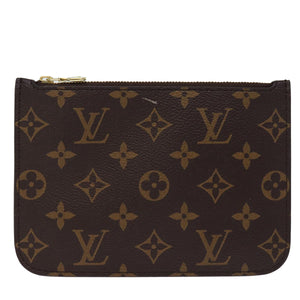 Louis Vuitton Neverfull  Canvas Clutch Bag
