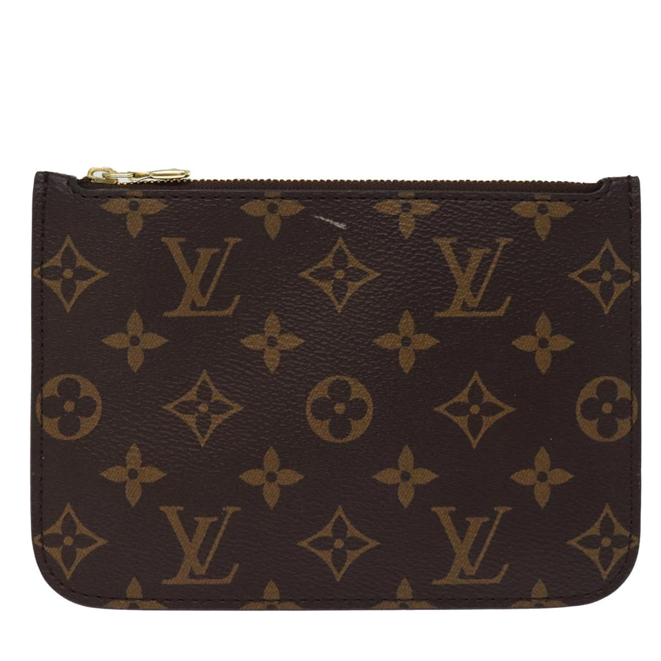 Louis Vuitton Neverfull  Canvas Clutch Bag