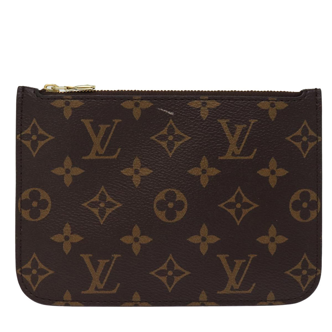 Louis Vuitton Neverfull  Canvas Clutch Bag