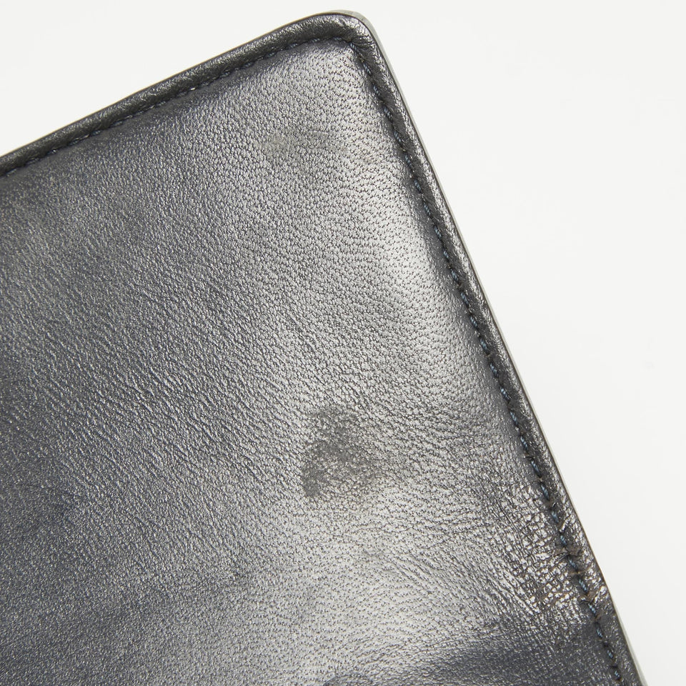 Dior Silver Cannage Patent Leather Baby Diorama Chain Bag