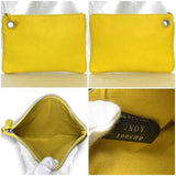 Fendi  pink yellow Leather Clutch Bag (Pre-Owned)