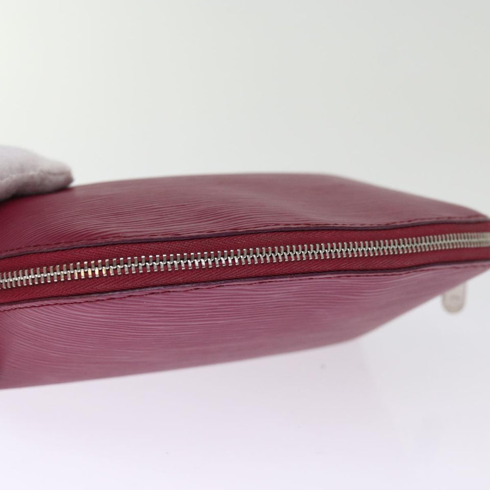 Louis Vuitton Cosmetic Pouch  Leather Clutch Bag