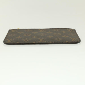 Louis Vuitton Pochette Neverfull  Canvas Clutch Bag