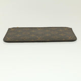 Louis Vuitton Pochette Neverfull  Canvas Clutch Bag