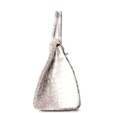 Hermes Birkin 30 Himalaya Niloticus Crocodile Diamond Encrusted Hardware