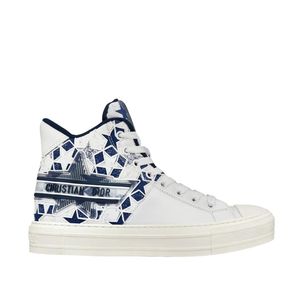 Dior-Walk'n'Dior Star Leather Sneakers - Runway Catalog