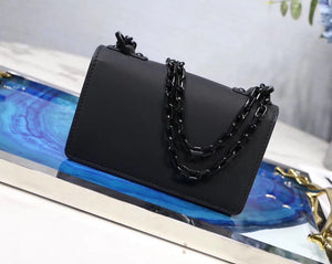 Dior Mini J'Adior Bag In Black Ultra Matte Calfskin