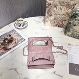 Dior Mini J'Adior Bag In Pink Ultra Matte Calfskin