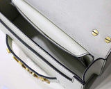 Dior White J'Adior Calfskin Flap Bag