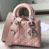 Dior My Lady Dior Bag In Pink Lambskin