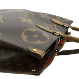 LOUIS VUITTON Onthego GM Giant Monogram Canvas Tote Shoulder Bag Brown