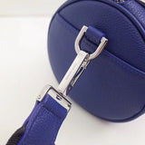 Dior Roller Pouch In Blue Grained Calfskin