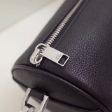 Dior Roller Pouch In Black Grained Calfskin