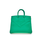 Hermes Birkin 25 Shadow Bag Menthe Swift Leather