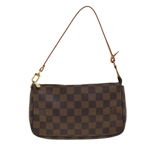 Louis Vuitton Pochette Accessoire  Canvas Clutch Bag