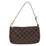 Louis Vuitton Pochette Accessoire  Canvas Clutch Bag
