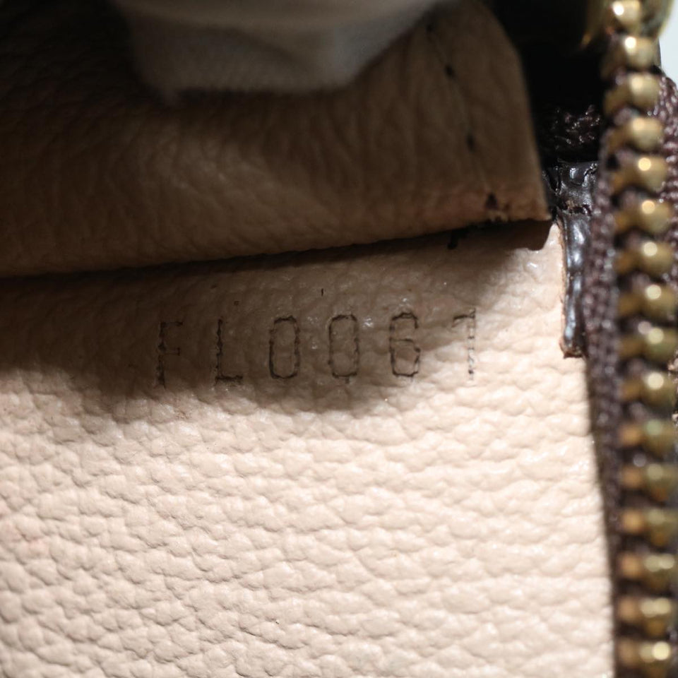 Louis Vuitton Pochette Accessoire  Canvas Clutch Bag