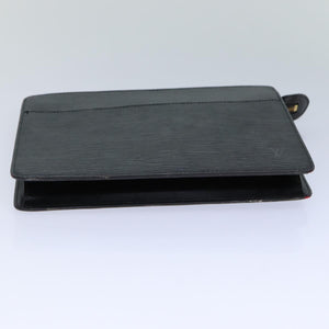 Louis Vuitton Epi Pochette Homme Clutch Bag Black Noir