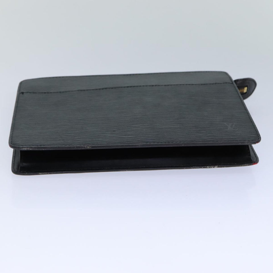 Louis Vuitton Epi Pochette Homme Clutch Bag Black Noir