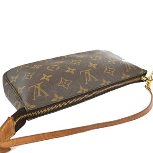 Louis Vuitton Pochette Accessoires  Canvas Clutch Bag