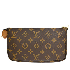 Louis Vuitton Pochette Accessoires  Canvas Clutch Bag