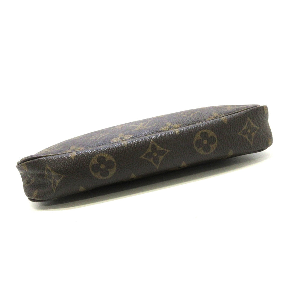 Louis Vuitton Pochette Accessoire  Canvas Clutch Bag
