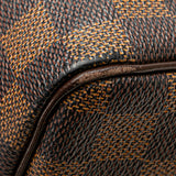 Louis Vuitton Damier Speedy 30 Handbag Mini Boston Bag N41531 Eve Brown PVC Leather  Louis Vuitton