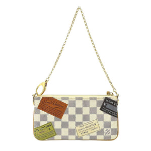 Louis Vuitton Pochette Accessoire  Canvas Clutch Bag