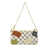 Louis Vuitton Pochette Accessoire  Canvas Clutch Bag