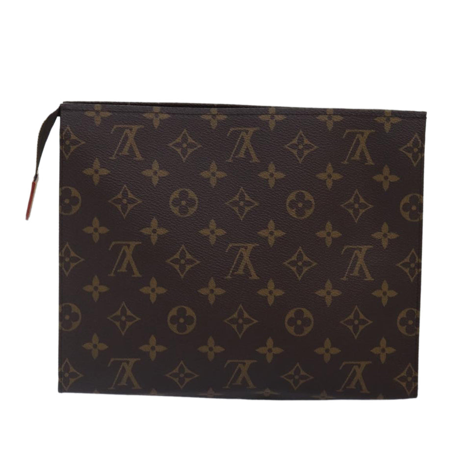 Louis Vuitton Poche Toilette  Canvas Clutch Bag