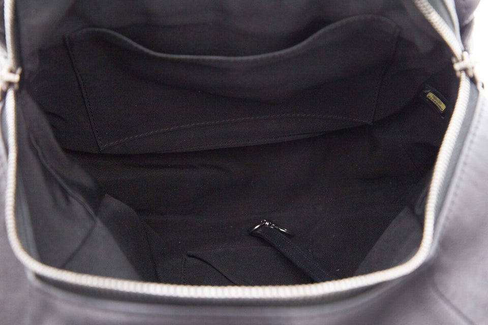 Chanel Black Lambskin CC Backpack